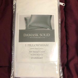 Damask (Charter Club) White Pillow Sham